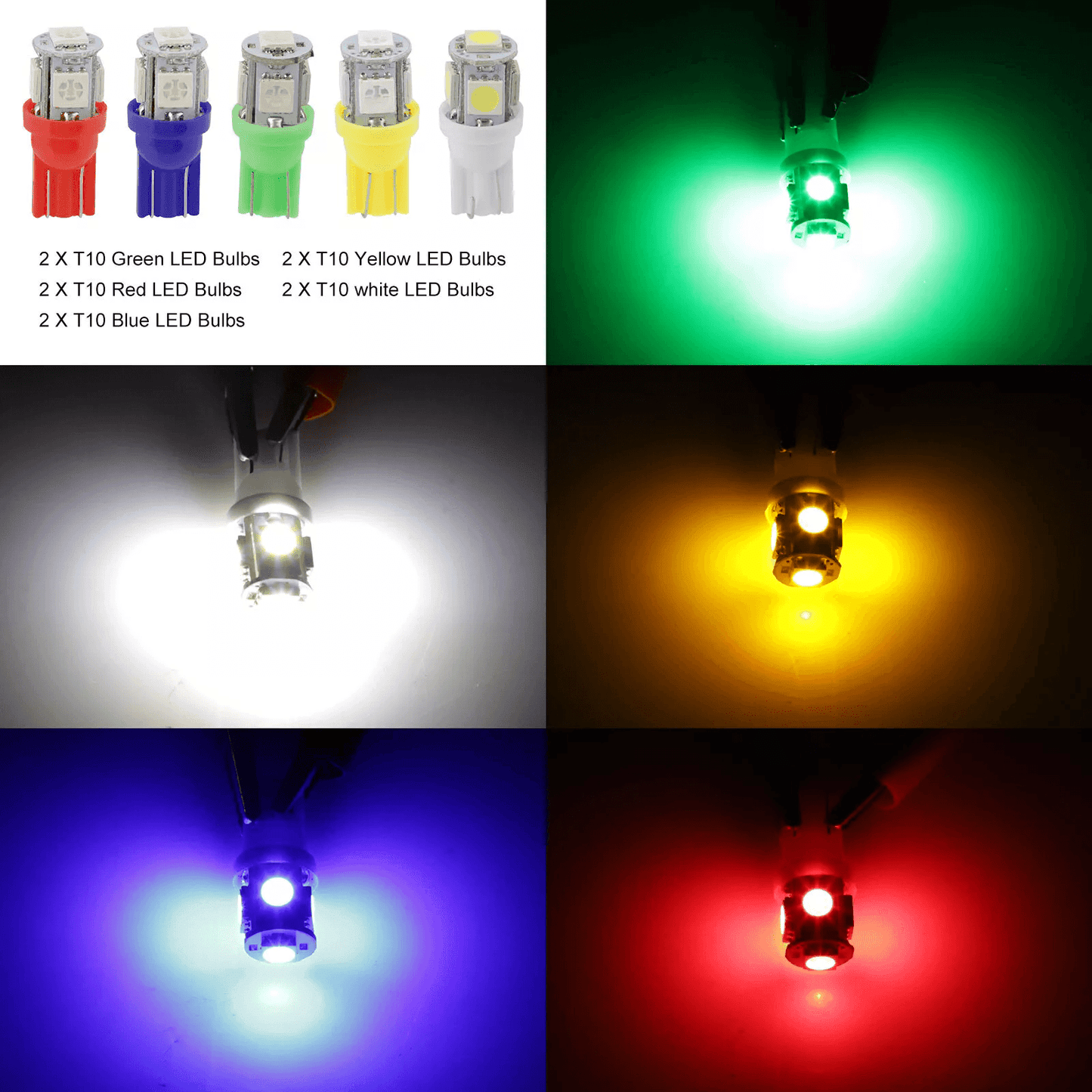 LED Speedometer And Instrument Gauge Cluster Dash Light Bulbs SMD Chips Interior Dashboard And Pane 4