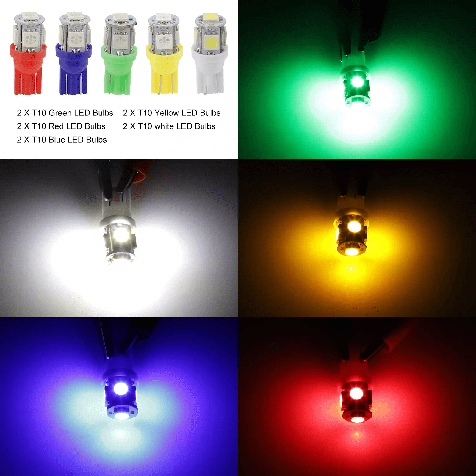 LED Speedometer And Instrument Gauge Cluster Dash Light Bulbs SMD Chips Interior Dashboard And Pane 4