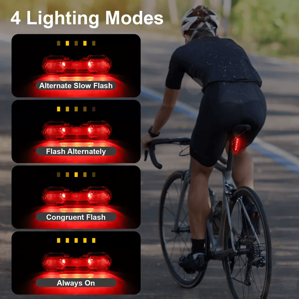 USB Rechargeable LED Bike Tail Light Waterproof Bicycle Safety Rear Lamp For Cycling 1