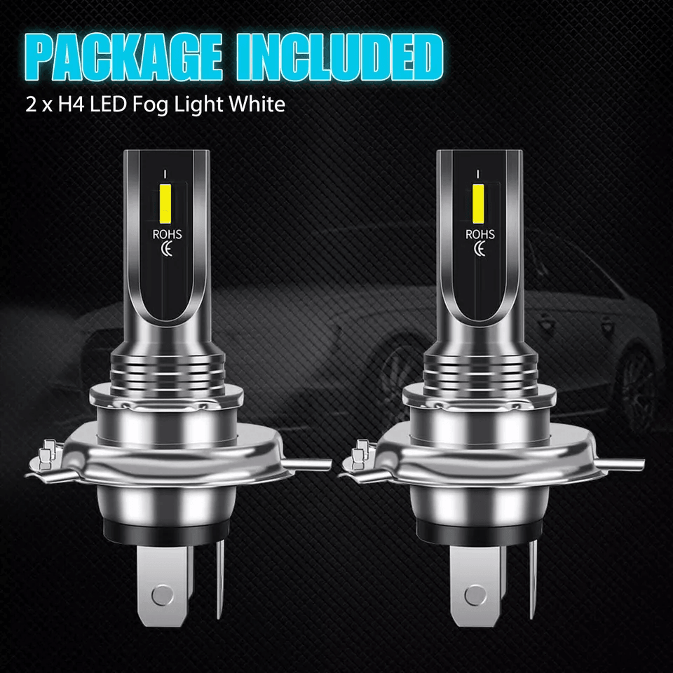 High Power LED Fog Light Bulb Super White Driving Lamps Waterproof IP67 Quick Plug And Play Install 5
