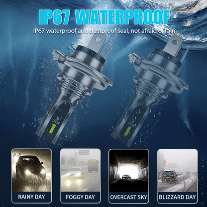 High Power LED Fog Light Bulb Super White Driving Lamps Waterproof IP67 Quick Plug And Play Install 2