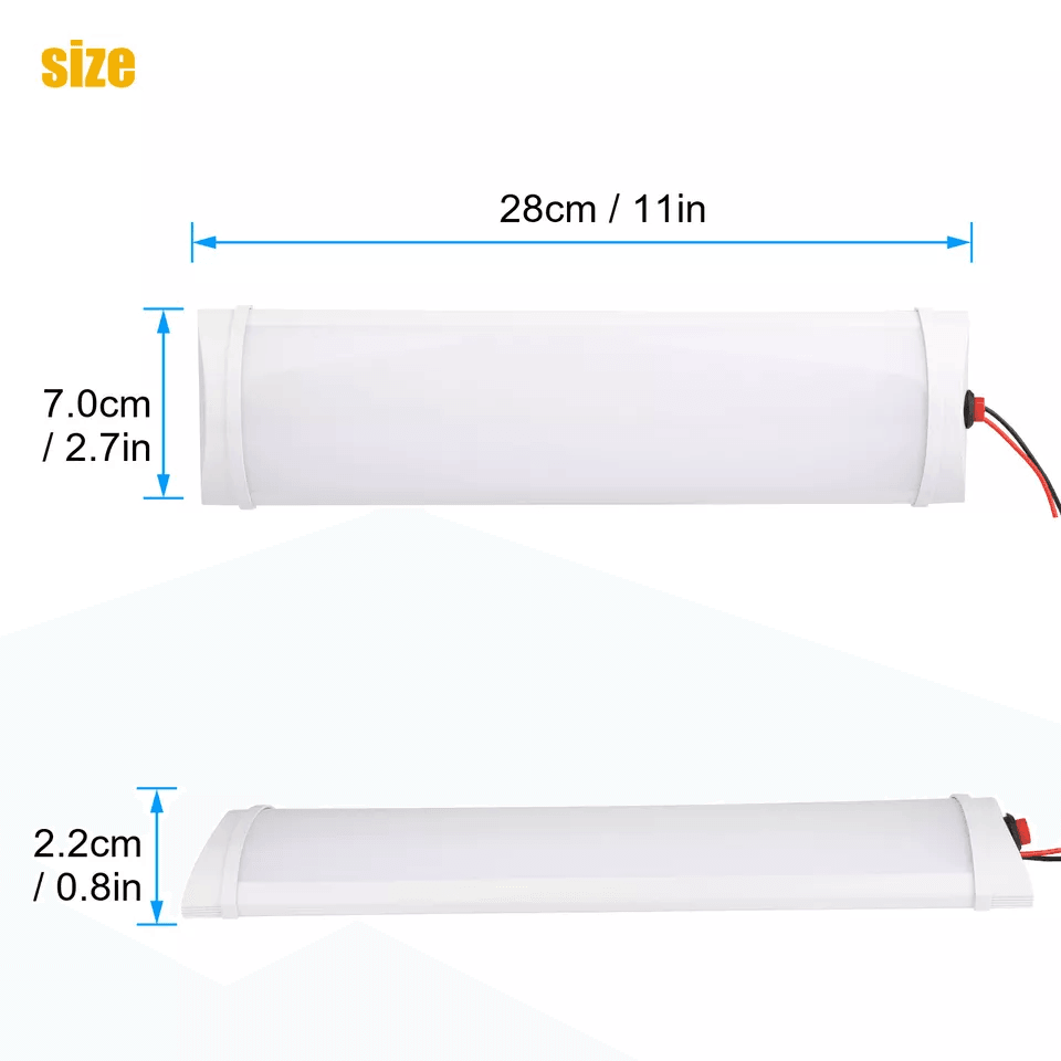 LED Car Interior Roof Light Ceiling Dome Lamp For RV Camper Truck 5