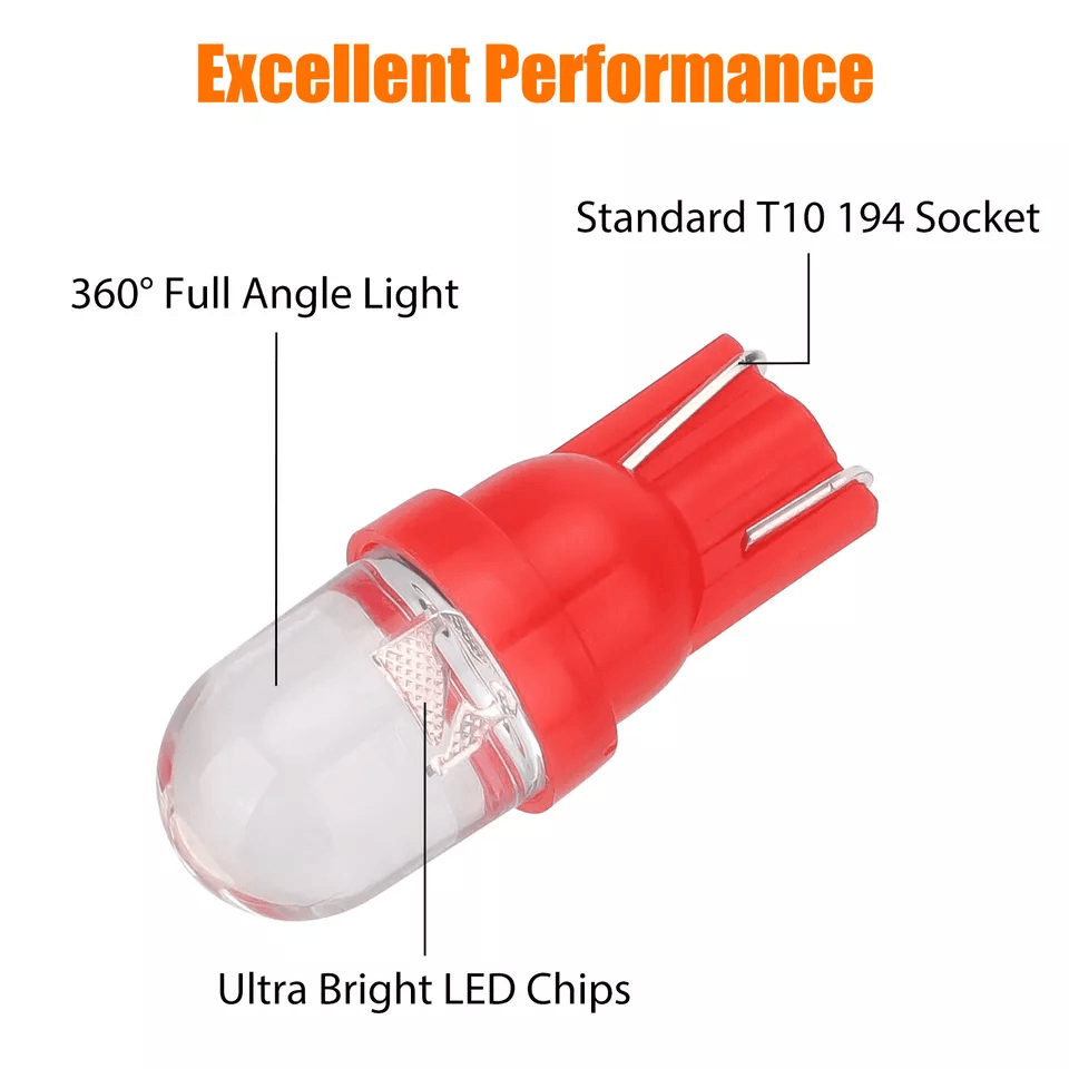 50PCS LED Speedometer Instrument Cluster Dash Gauge Light Bulbs 3