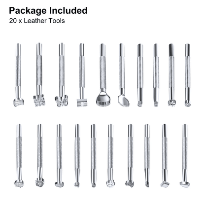 Leather Stamping Tools Punch Set For Craft DIY Working Saddle Making Stamps With HighQuality Alloy 5