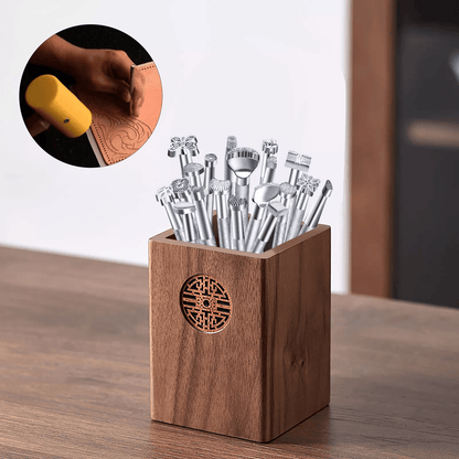 Leather Stamping Tools Punch Set For Craft DIY Working Saddle Making Stamps With HighQuality Alloy 3