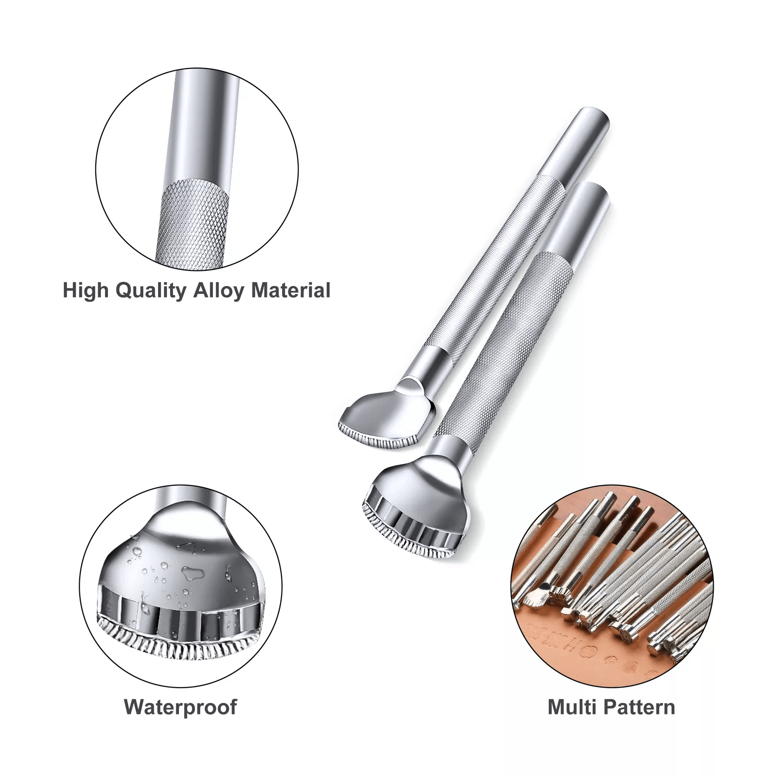 Leather Stamping Tools Punch Set For Craft DIY Working Saddle Making Stamps With HighQuality Alloy 2