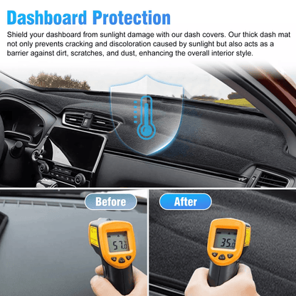 Dash Cover Mat Black Dashboard Pad Protector 3