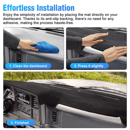 Dash Cover Mat Black Dashboard Pad Protector 5