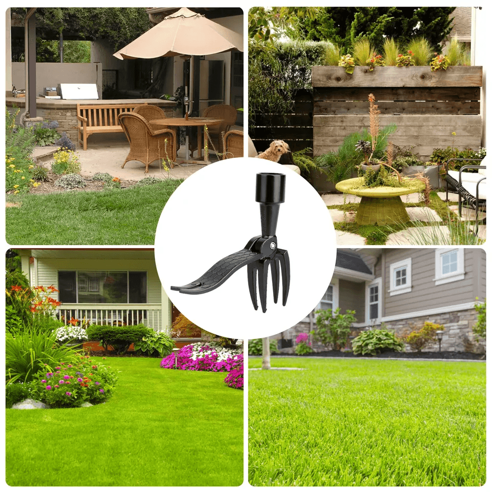 Outdoor Weeder Stand Up Weed Puller Tool Garden Root Remover Claw Killer Easy Use 4