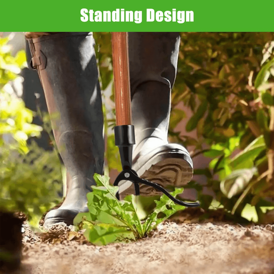 Outdoor Weeder Stand Up Weed Puller Tool Garden Root Remover Claw Killer Easy Use 3