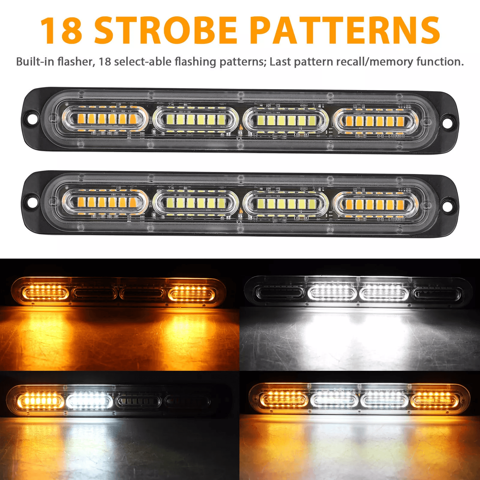 LED Strobe Light Bar For Cars  Trucks 5