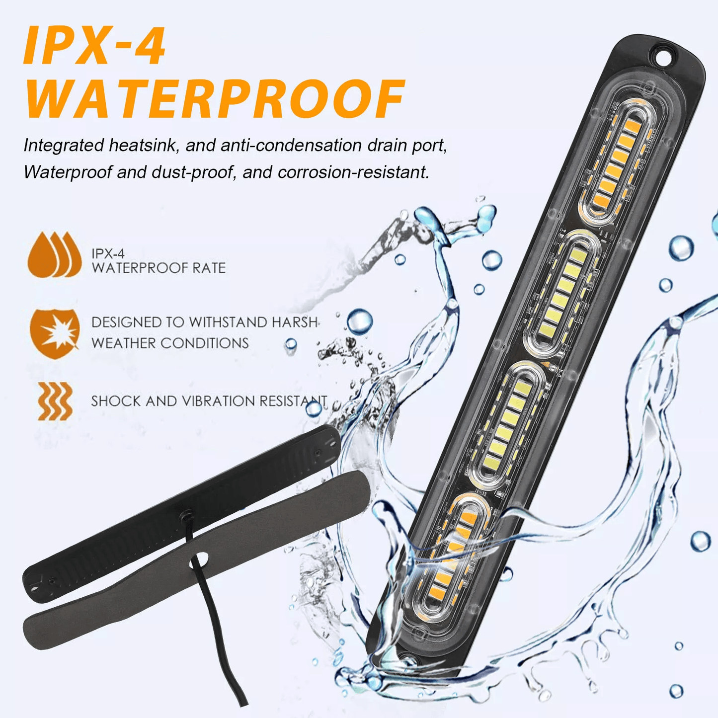 LED Strobe Light Bar For Cars  Trucks 2