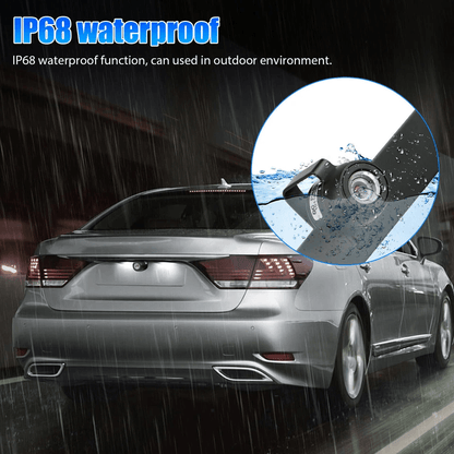 HD Car Reverse Backup Night Vision Camera Rear View Parking Cam Waterproof Wide Angle Rearview Came 4
