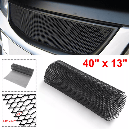 Car Universal Grill Mesh Net Sheet Aluminum Rhombic Auto Grill