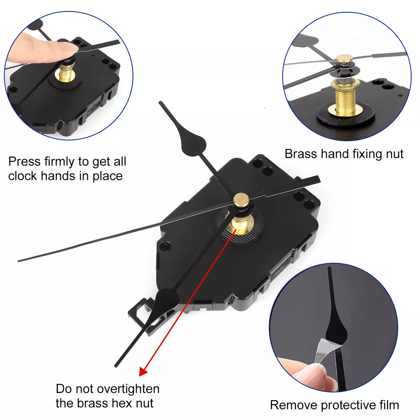 Quartz Clock Movement Mechanism With Chime Music Box DIY Replacement Repair Parts Kit Pendulum Cloc 4