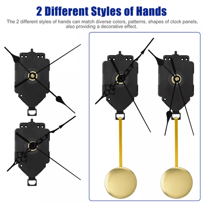 Quartz Clock Movement Mechanism With Chime Music Box DIY Replacement Repair Parts Kit Pendulum Cloc 2