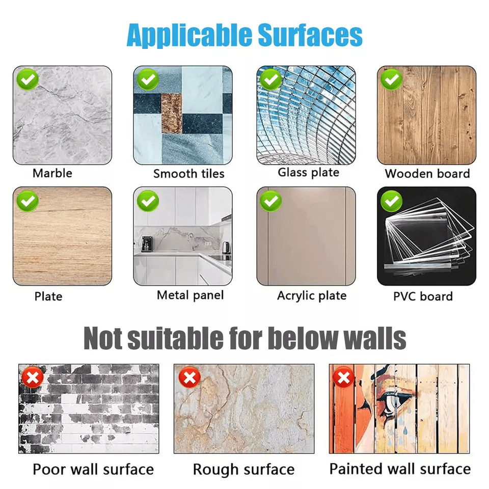 NailFree Self Adhesive Adjustable Curtain Rod Clip Bracket Transparent Holder Hook For Bathroom Bed 3