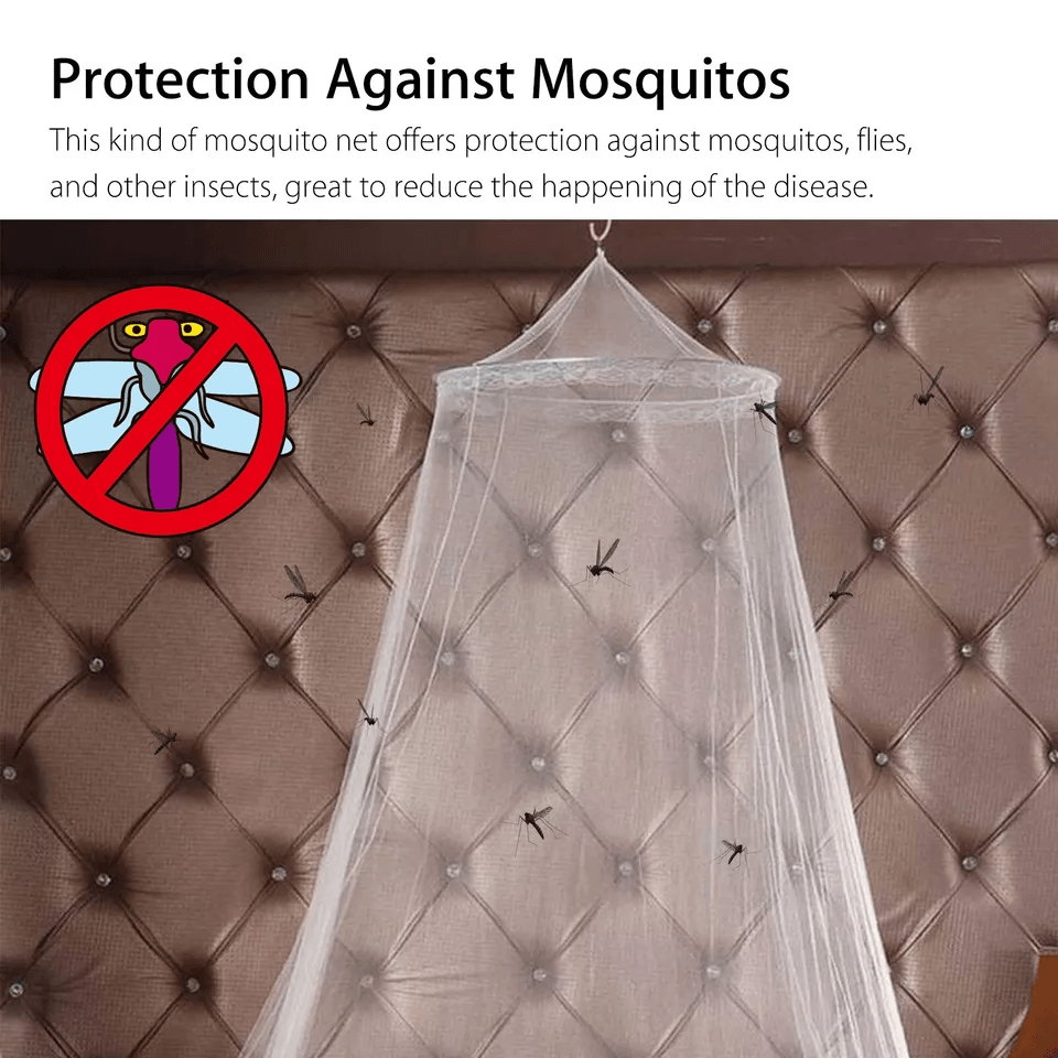 Mosquito Net Canopy Dome For Small  Queen Bed Fly Insect Protection Mesh Curtain For Bedroom Decora 1