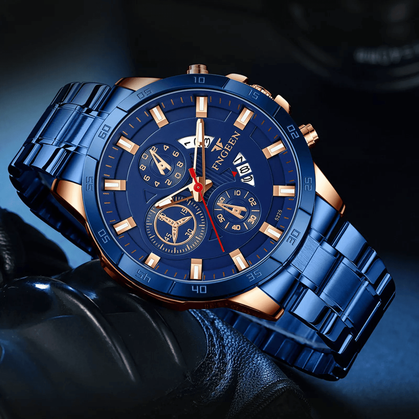 Waterproof Mens Watch Stainless Steel Quartz Classic Business Wristwatch 1