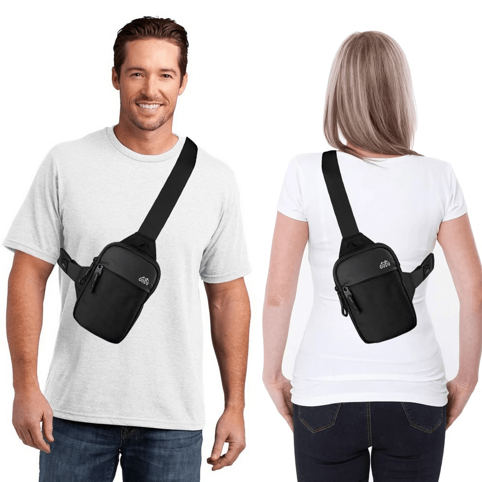 Waterproof Men Women Sling Bag Chest Crossbody Travel Shoulder Pack For Hiking Sports And Daily Use 1