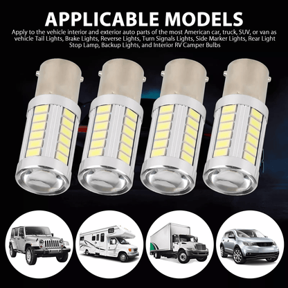 LED Bulbs For Tail Brake Reverse  Turn Signal Lights 1
