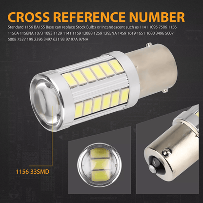 LED Bulbs For Tail Brake Reverse  Turn Signal Lights 4