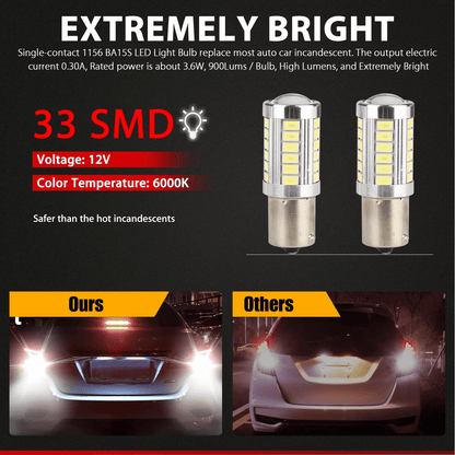 LED Bulbs For Tail Brake Reverse  Turn Signal Lights 5