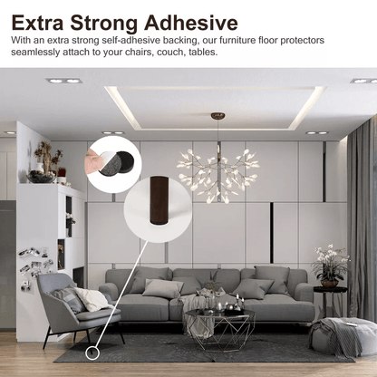 NonSlip Felt Pads For Furniture Chair Feet Leg Hardwood Floors Protectors SelfAdhesive Floor Protec 1