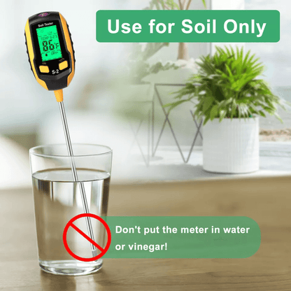LCD Digital PH Soil Tester 5in1 Plant Lawn Moisture Temperature Test Meter For Garden Farm Potted P 4