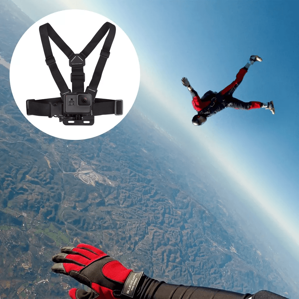 Adjustable Phone Holder Chest Strap Mount Accessories HandsFree POV Harness Kit For VLOG Cycling Sk 2