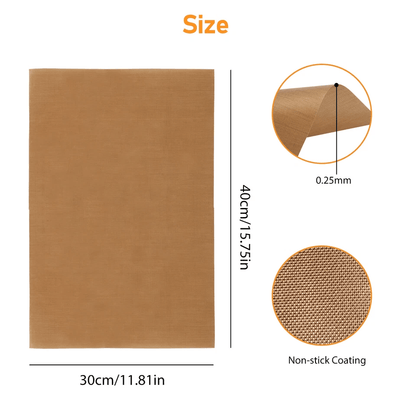 BBQ Copper Grill Mats Outdoor Non Stick Reusable Baking Sheets For Grilling 4