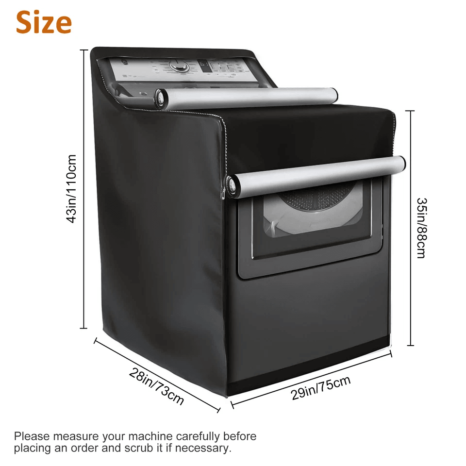 Waterproof Washing Machine Top Dust Cover Oxford Cloth Laundry Washer Dryer Protect Dustproof Outdo 8