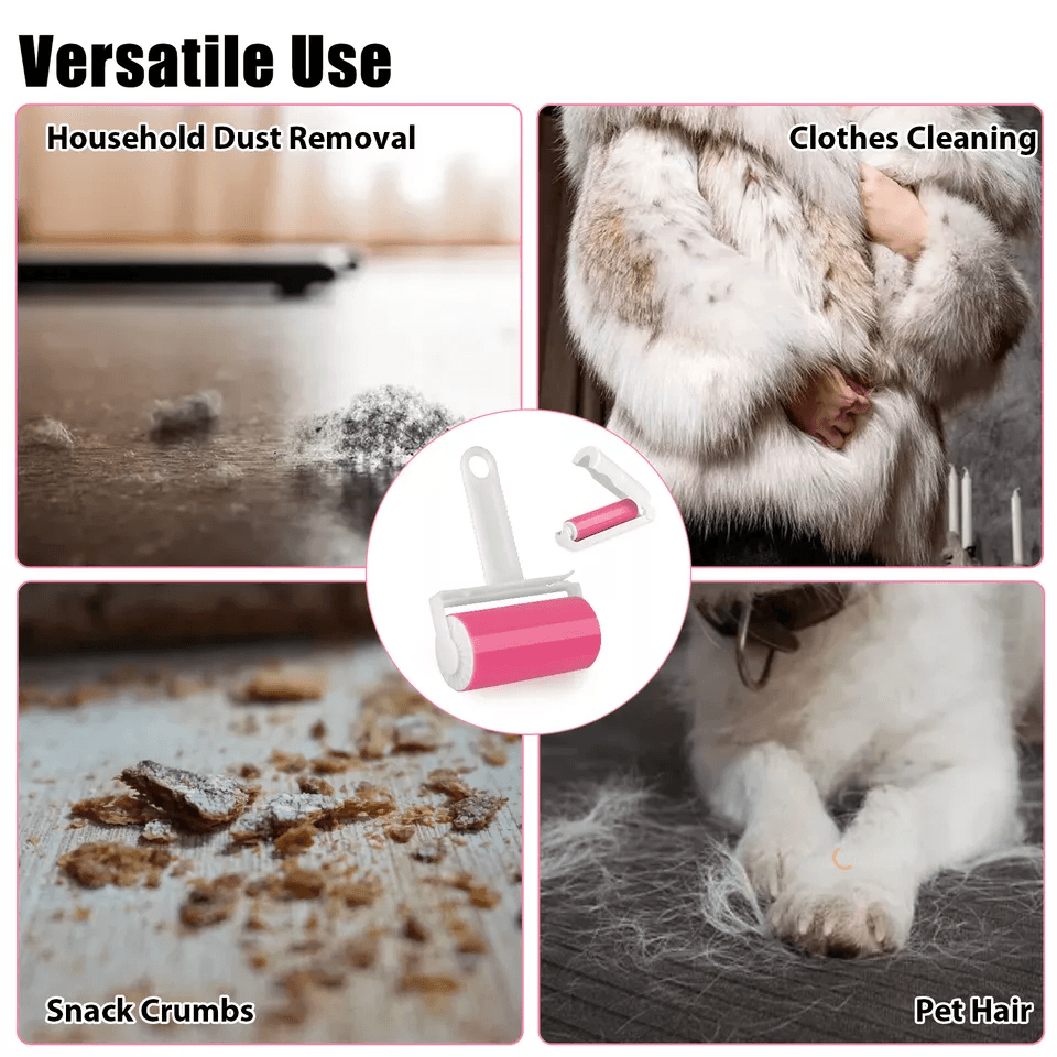 Washable Reusable Sticky Lint Roller For Clothes Pet Hair And Dust Remover Tool For Home Car Couch  2