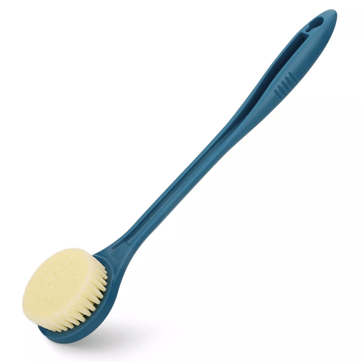 Soft Bristle Long Handle Bath Brush for Back Body Scrubbing, Skin Shower Washing Scrubber for Gentle Exfoliation