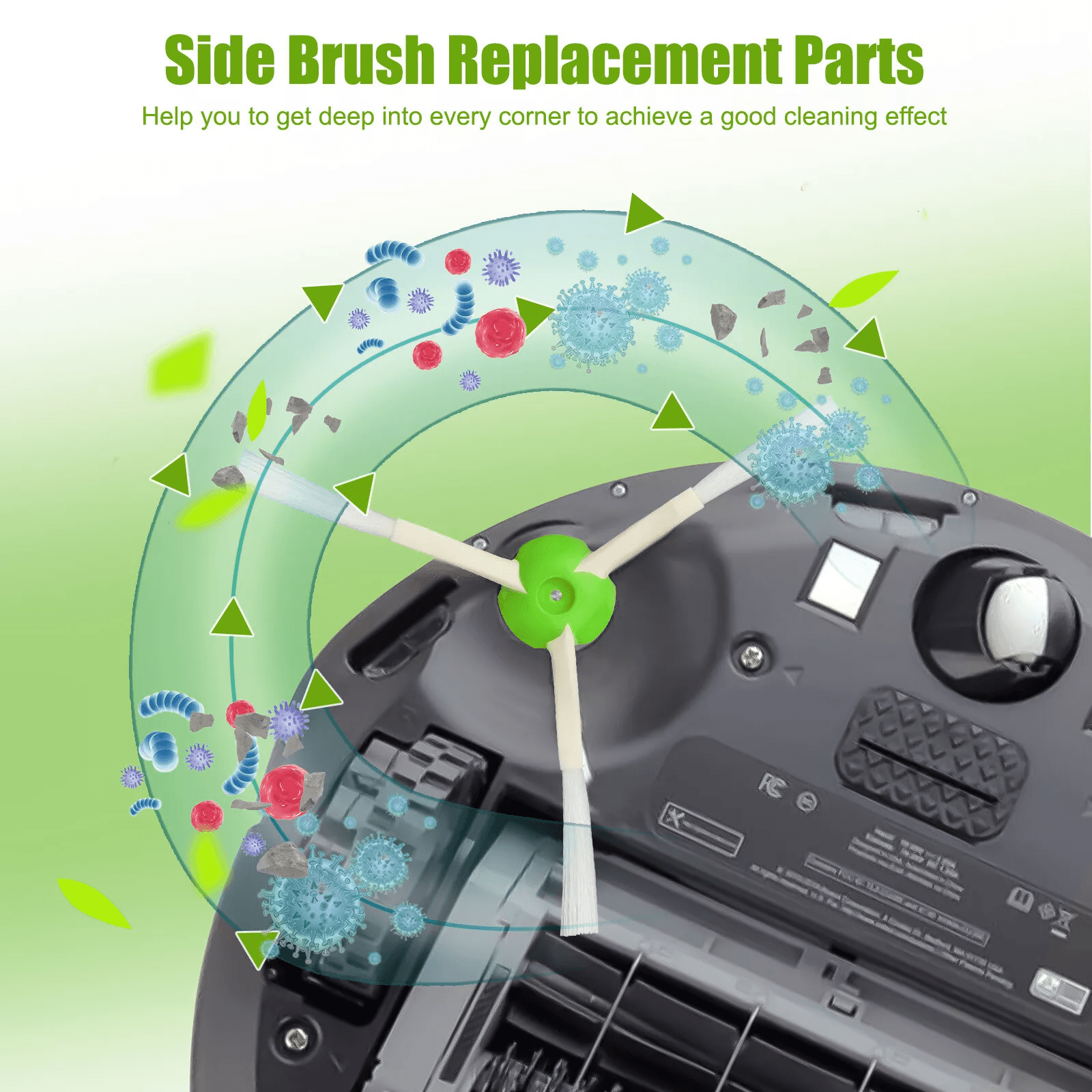 IRobot Roomba Filter Replacement Parts HighPerformance Side Brushes  Hepa Filters 3