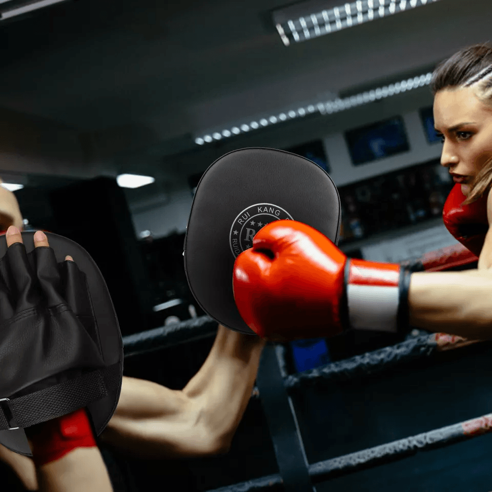 2PCS MMA Boxing Punching Mitts  Sparring Gloves  Kick Target Focus Training Pads 1