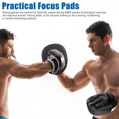 2PCS MMA Boxing Punching Mitts  Sparring Gloves  Kick Target Focus Training Pads 3