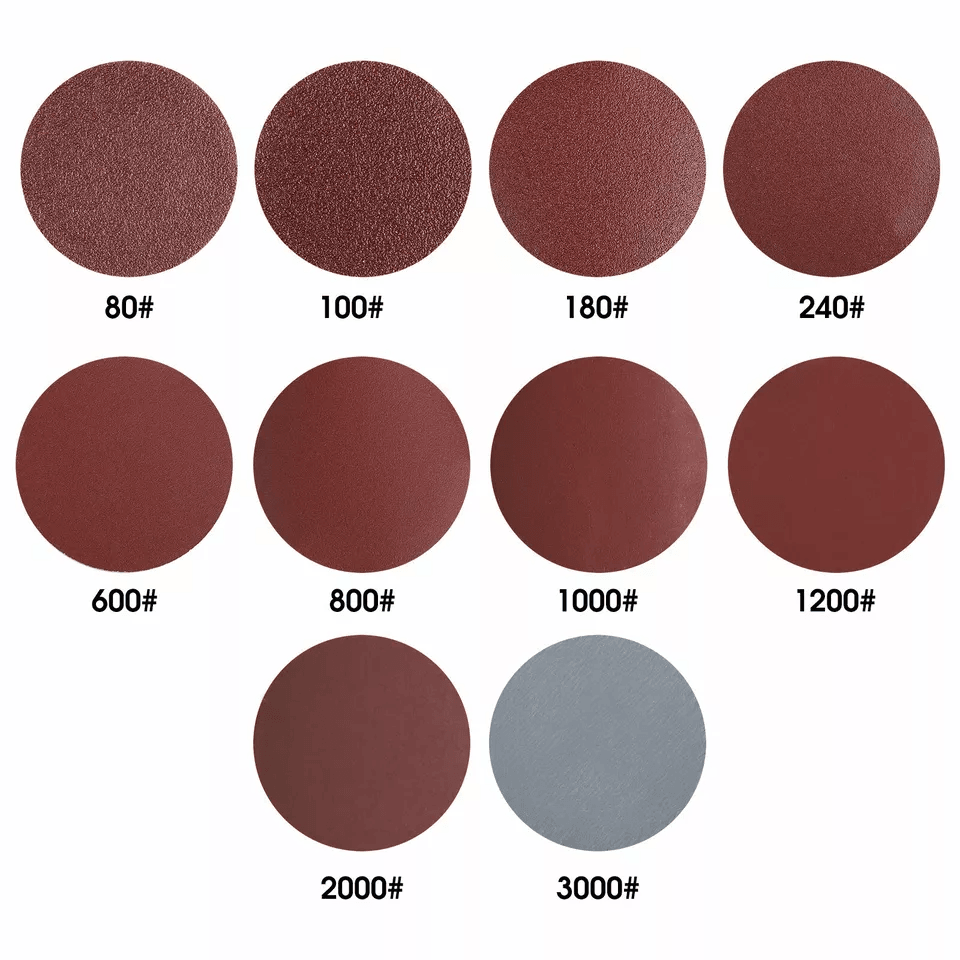 Sanding Disc Sandpaper Hook  Loop Sander Kit With Backer Pad  M6 Drill Adapter 1