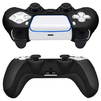 Silicone Case For PlayStation 5 Controller Protective Cover With Thumb Grips Kit AntiSlip Shockproo 4