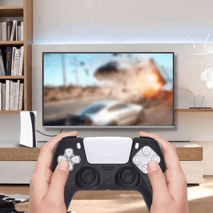 Silicone Case For PlayStation 5 Controller Protective Cover With Thumb Grips Kit AntiSlip Shockproo 1