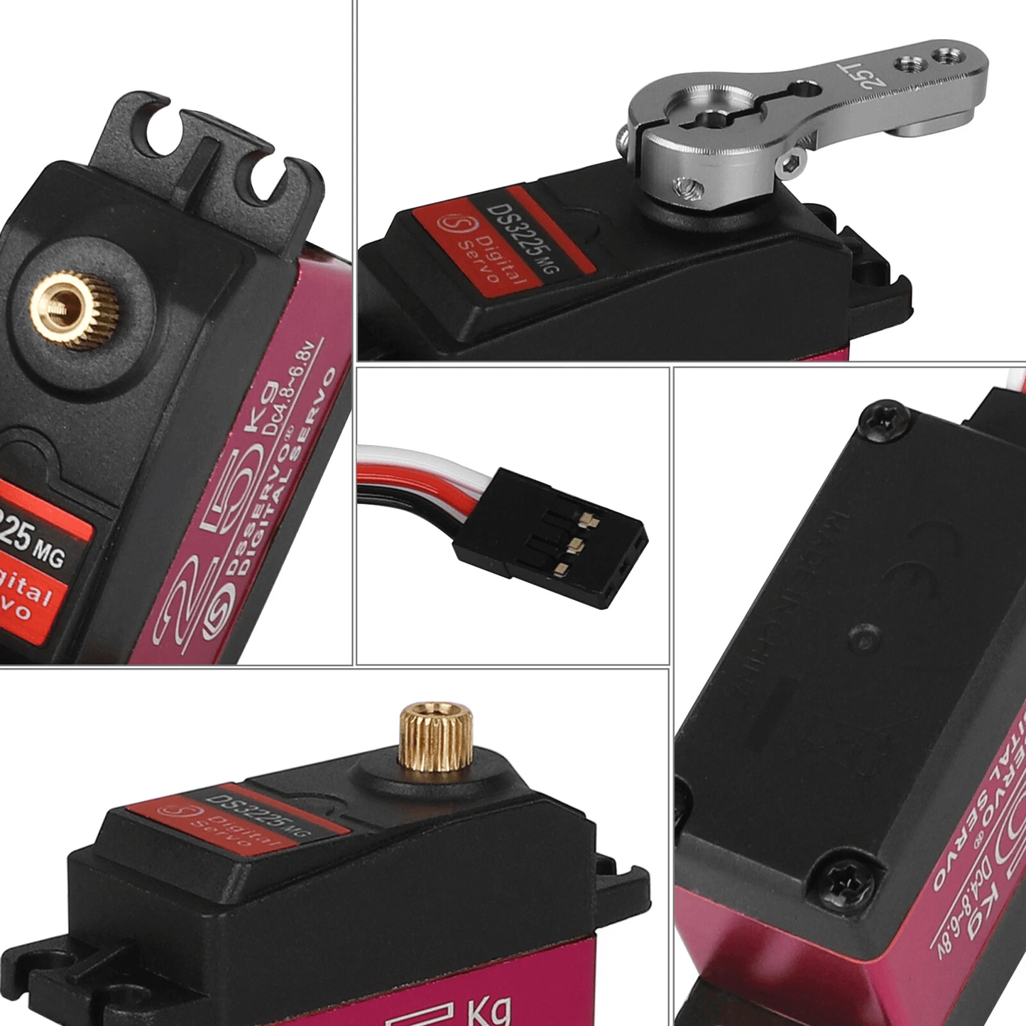 Metal Gear Digital Servo Waterproof High Torque For RC Cars Robots And Mechanical Arms 2
