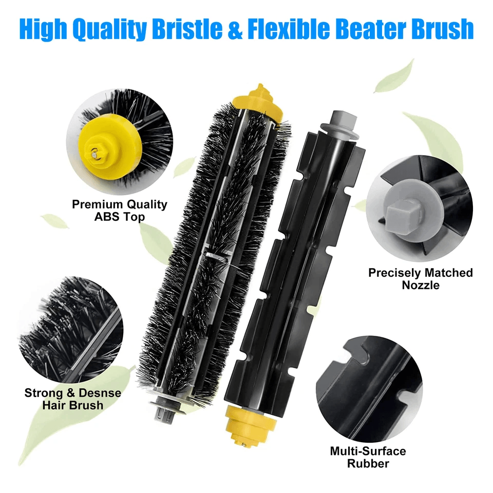Vacuum Filter Brush Cleaner Replacement Kit For IRobot Roomba Compatible With Durable Side Brush An 4
