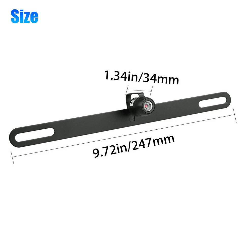 HD Car Reverse Backup Night Vision Camera Waterproof Rear View Parking Cam For Trucks  CarsWide Ang 8