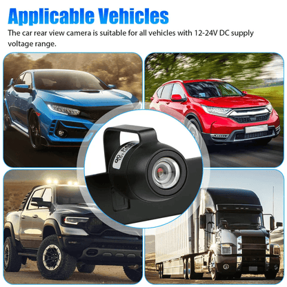 HD Car Reverse Backup Night Vision Camera Waterproof Rear View Parking Cam For Trucks  CarsWide Ang 1