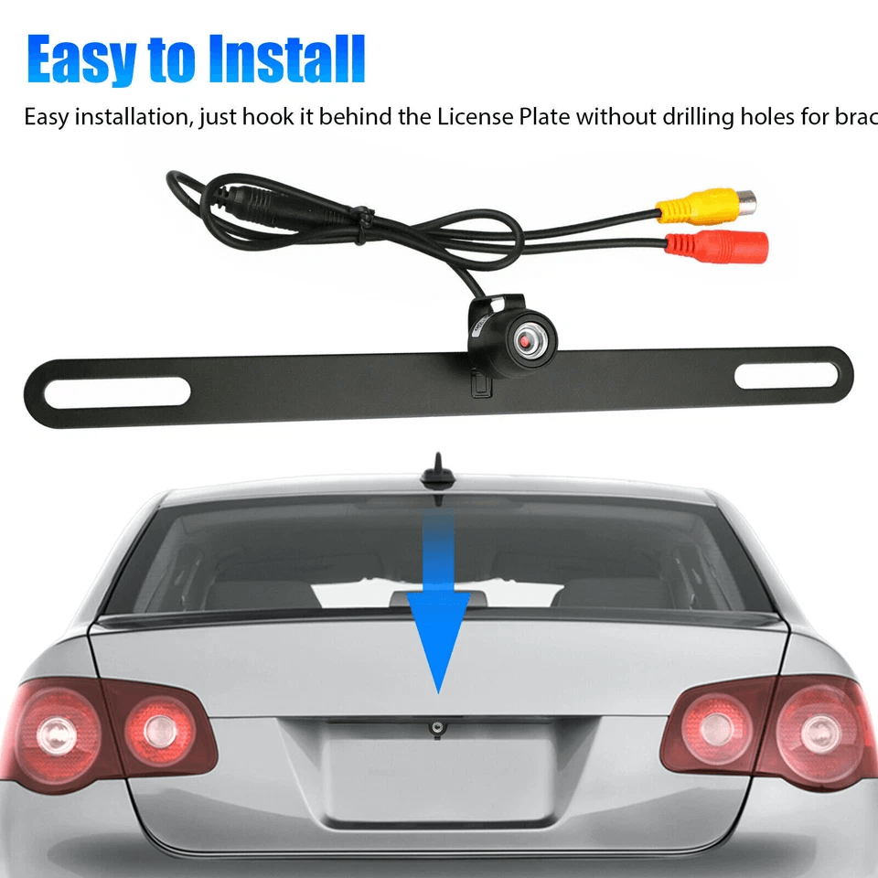 HD Car Reverse Backup Night Vision Camera Waterproof Rear View Parking Cam For Trucks  CarsWide Ang 7