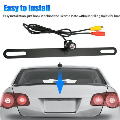 HD Car Reverse Backup Night Vision Camera Waterproof Rear View Parking Cam For Trucks  CarsWide Ang 7