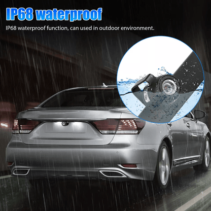 HD Car Reverse Backup Night Vision Camera Waterproof Rear View Parking Cam For Trucks  CarsWide Ang 2