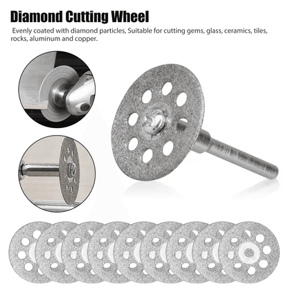 42Pcs Rotary Tool Bit Set For Dremel Glass Grinding Cutting Carving Polishing Kit For Metal Stone C 3
