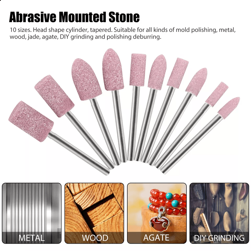 42Pcs Rotary Tool Bit Set For Dremel Glass Grinding Cutting Carving Polishing Kit For Metal Stone C 2