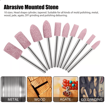 42Pcs Rotary Tool Bit Set For Dremel Glass Grinding Cutting Carving Polishing Kit For Metal Stone C 2